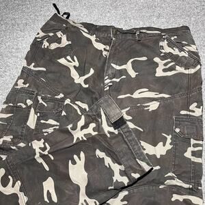 Milwaukee Leather Jeans Mens 38x32 Camo Cargo Pants Biker Cotton Grunge